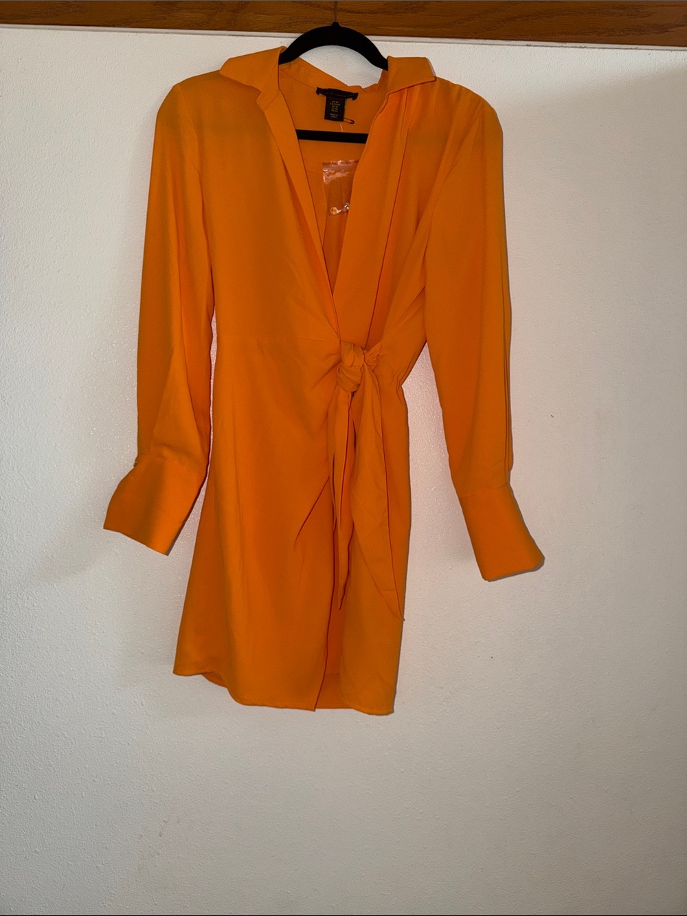 House of Harlow1960 Tie-Front/Wrap Orange Dress size XS NWT